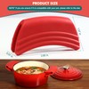 Silicone Handle Grips, Caribbean 5" x 2 1/2" Each, Handle