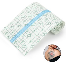 Tattoo Aftercare Bandage Roll 6 x 78 inch,Waterproof Healing Tattoo Wrap Protective Film Transparent,Second Skin