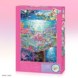 Tenyo 1000 Piece Jigsaw Puzzle Concert in the Sea (Little Mermaid) (51x73.5cm)