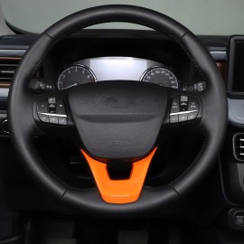 Unbranded Orange Interior Steering Wheel U-shaped Cover Trim For FORD Maverick 2022-23