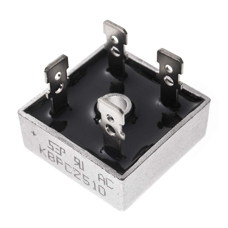 Bridgold 5pcs KBPC2510 2510 Bridge Rectifier Diode 25A 1000V Single