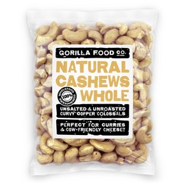 Gorilla Food Co. Cashew Nuts Whole - 200g