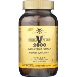 Solgar Formula VM-2000 180 Tablets Multinutrient System