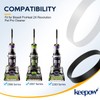 KEEPOW Replacement Belt Set Compatible with Bissell ProHeat 2X Revolution