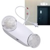 LED Emergency Light Two Head Adjustable Commercial Emergency Lighting Fixtures