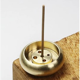 5 Holes Incense Stick Holder, Metal Sandalwood Coil Base, etachable Brass Incense Burner Stand for Incense Sticks Home Indoor Outdoor Use, Incense Holders, Home Fragrance, Incense and Incense Holders