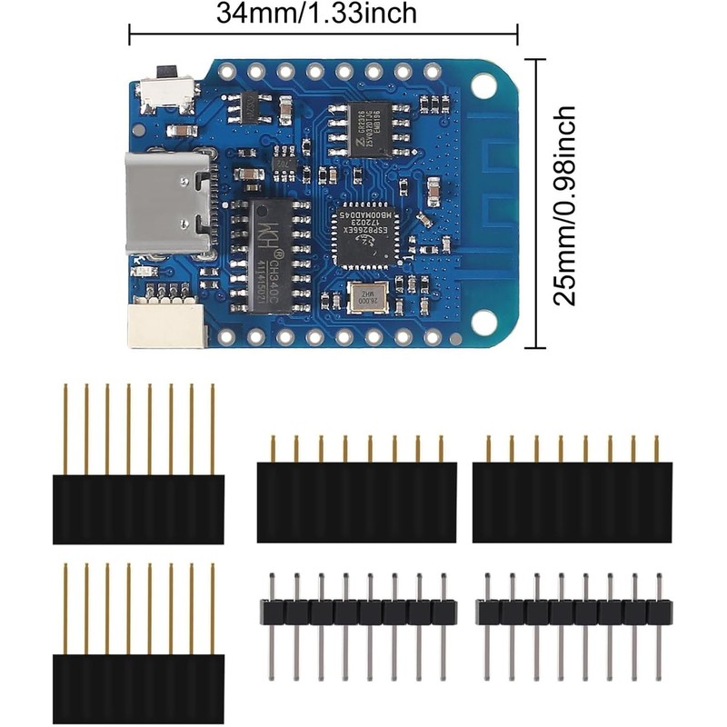 AYMBH WEMOS D1 Mini V4.0.0 ESP8266 WiFi Development Board with