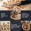 Wood Burning Kit 113pcs Professional Wood Burning Tool Adjustable Temperature