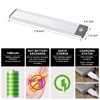 LED Motion Sensor Cabinet Light,Under Counter Closet Lighting, Wireless USB