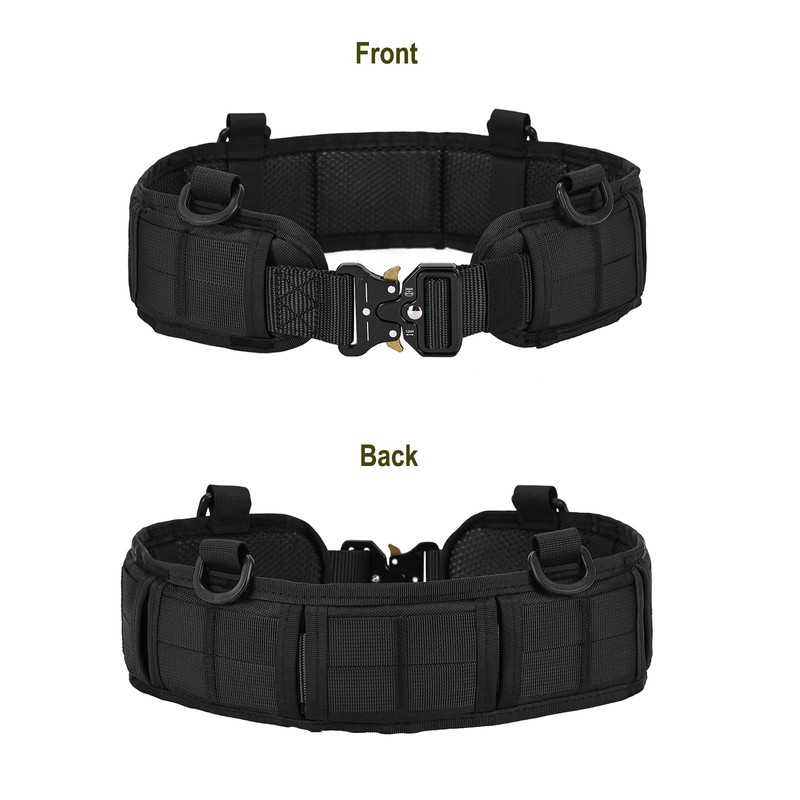 Luufan Tactical Safety Belt Military Molle Belt Heavy Duty Adjustable