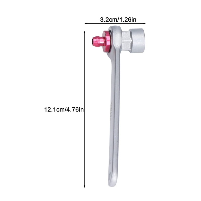 Brake System Bleed Tool, Brake Bleed Key High Hardness 12
