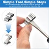 altivox Trailer Frame Wire Clips, 304 Stainless Steel Clips 200