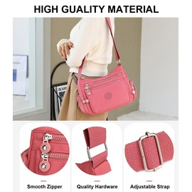 Crossbody Bags for Women Trendy, Crossover Bags for Women Cross Over Purse for Woman, Over Shoulder Purse Crossbody for Women (Tropical plant)