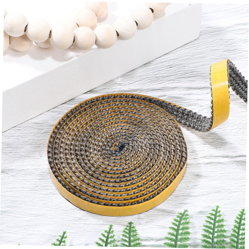 BESPORTBLE Wood Stove Insert Gasket Rope Fiberglass Sealing Rope Flat