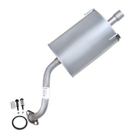 Northeastern Exhaust Stainless Steel Rear Muffler Tail Pipe compatible with : 2002-2006 Honda CRV 2.4L-Includes Gasket and Spring Bolt kit