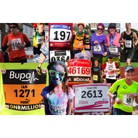 EventClip Run Like You Stole Something x 4 Race Bib Clips, Snap-Lock for Securing Running and Cycling Numbers. Made with Recycled Plastic (The Original & The Best Est 2012)