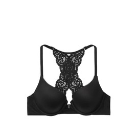 Victoria's Secret Perfect Shape Push Up Bra, Full Coverage, Padded, Smooth, Bras for Women, Body by Victoria Collection, Black (34DDD)
