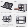 GeeekPi 0.5U Heavy Duty Server Rack Shelf for DeskPi RackMate