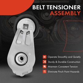 A-Premium Tensor de correa con polea compatible con Jeep Cherokee 2014-2021 3.2L y Chrysler 200 2015-2017, Pacifica 2017-2022, Voyager 2020-2021, 3.6L, reemplazo# 4627533AB