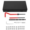 25Pcs Thread Repair Kit,Thread Chaser Set,Metric Tap and Die Rethreading