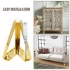 Opfiue 6 inch Heavy Duty Metal Furniture Sofa Legs, Sturdy