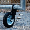 BOODVON Gate Wheel Gate Caster Kit with 1-5/8" Thru 2"