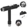 TRIXES Black 5 Way Scooter/Skateboard/Longboard Tool with Key Turner