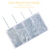 Nail Assortment Kit and 8oz Small Hammer, 650 Pcs Small