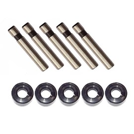 RAParts (5) Bucket Tooth Pin 9J-2308 (5) Retainer 8E-6259 Fits CAT J300 Teeth & Adapters