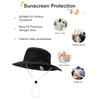 ZURLEFY - Sombrero de malla para bebé niña, protección solar