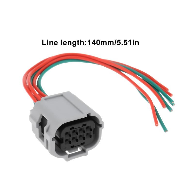 EMSea Car Front Radar Sensor 8-Pin Plug 90980-1252 88210-06090 Compatible