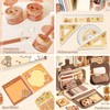 DHUENIOPE Capybara Gifts with Capybara Themed Tote Bag and Stationery