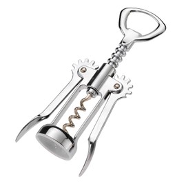 Westmark 602022E6 Corkscrew Set, 6 Pieces, Lever Corkscrew + 5 Wine Pourers, Steel/Plastic, Safety, Silver/Black