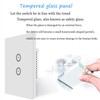 Jinvoo WiFi Smart Wall Touch Light Switch, Smart Phone Remote