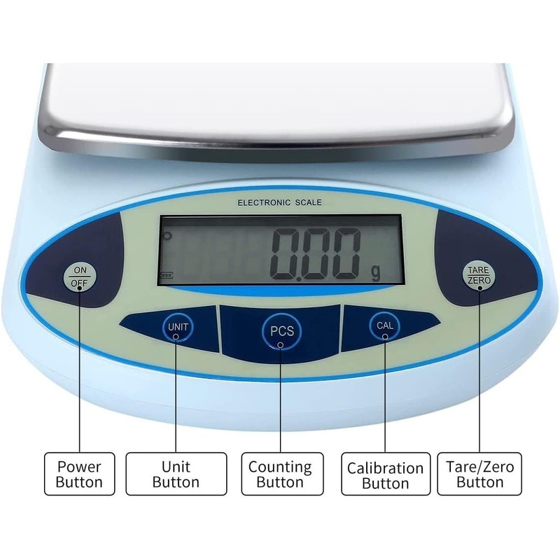 High Precision 0.01g Digital Lab Scale, 5000g MAX Weight, Analytical
