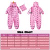 Domueay Raincoat Children's Girls Rain Suit Breathable Waterproof Hood One