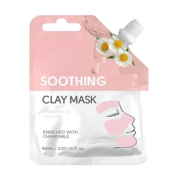 Citystores® Clay Mud Mask Soothing Enriched With Chamomile Extract For