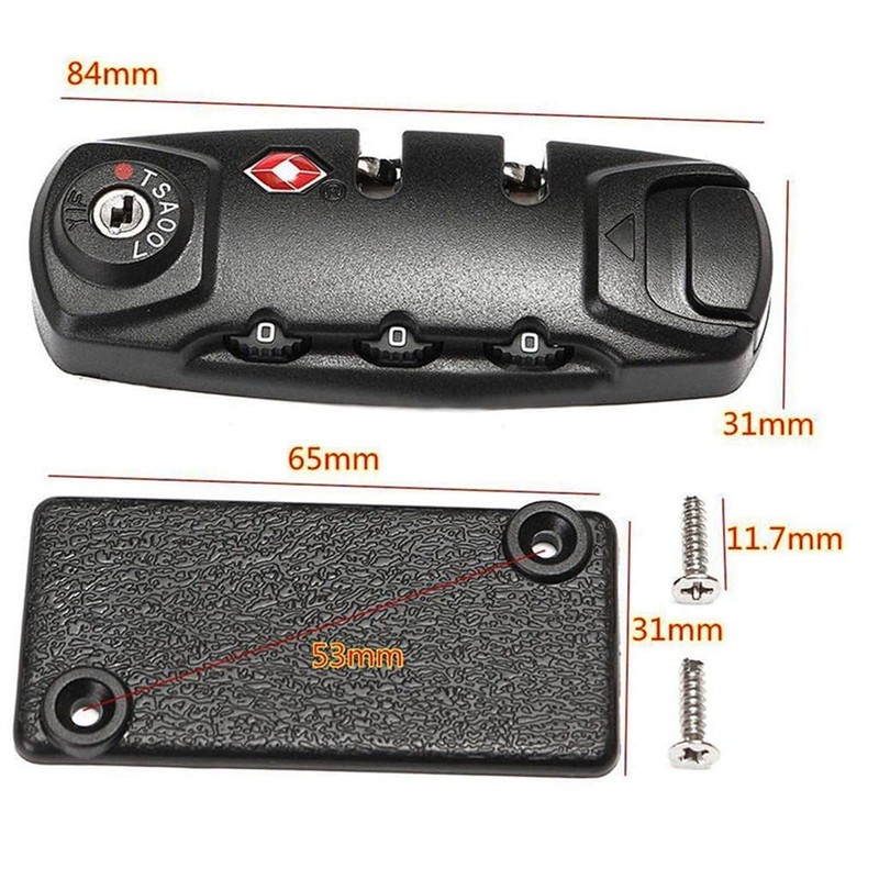 zalati Luggage Locks TSA Approved Replacement with 3 Digit Combination