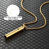 atnayo 2PCS Breathing Necklace, Portable Whistle Anxiety Breathing Necklace (Gold,