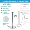 Standing Kitchen Roll Holder, Stainless Steel, Sturdy Kitchen Roll Dispenser,