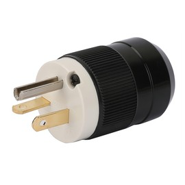 LiebeWH 125V 3 Poles US Plug Electric Male Outlet Plugs Connector Three Prong Power Plug Replacement (20A 125V)