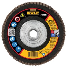 DEWALT DWA8280H 40G T29 XP Ceramic Flap Disc, 4-1/2" x 5/8"