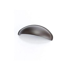 Berenson Light Advantage 1 64mm Center to Center Cup Cabinet Pull, Oil Rubbed Bronze Light