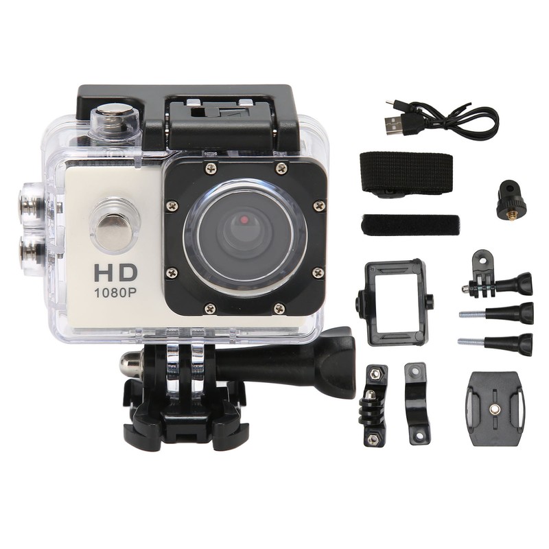 Underwater Waterproof Action Camera 1080P Multifunctional Diving Video Camera for