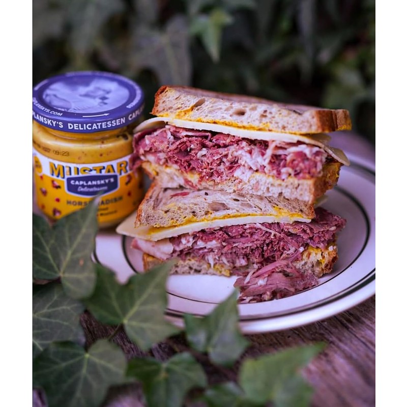 Caplansky’s Deli Mustard - Spicy - Kosher, Vegan, Non GMO,