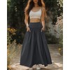 Ficerd 3 Pack Maxi Long Skirts for Women, Ankle Length