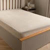 Brentfords Teddy Fleece Fitted Bed Sheet Plain Thermal Warm Soft