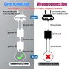 YACSEJAO 2 Pcs 1 to 2 Ethernet Splitter Adapter RJ45