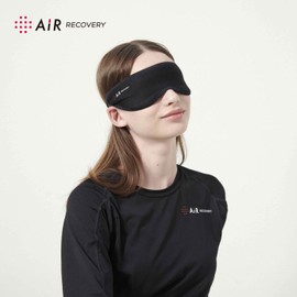 nishikawa PS14350080 Air Recovery Sleep Techwear Eye Mask, S-M, Made in Japan, Black