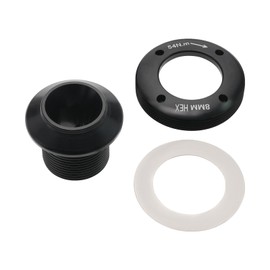 EMSea 1 Set Bicycle Crank Arm Screw Set Self-Extracting M18/M30 Bolt Puller Made of Aluminium Alloy Compatible with SRAM NX GX Force XX1 Black